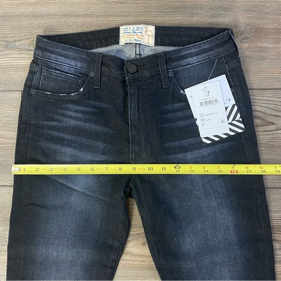 Free People x Sandrine Rose Colorblock Ankle Zipper Jeans - Picture 10 of 13